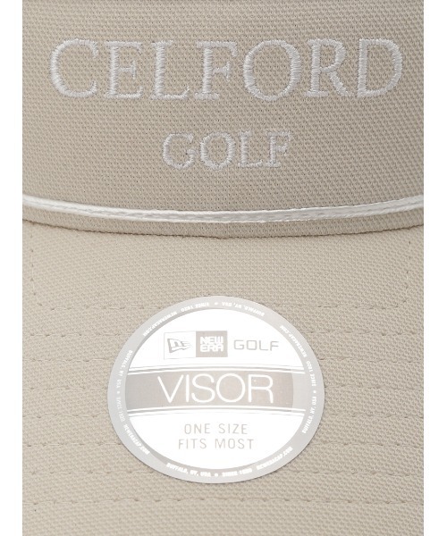 CELFORD（セルフォード）の「【CELFORDGOLF】ＮＥＷＥＲＡコラボサンバイザー（ハット・レディース・ホワイト/ベージュ・FREE）」の5枚目の写真
