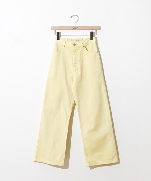 flower（フラワー）の「サニーバギーパンツ（デニムパンツ・レディース・ミント/イエロー/ピンク・S/M）」の7枚目の写真