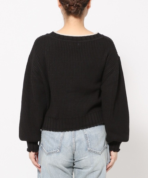 LOWRYS FARM(ローリーズファーム)の「ハイショクショートカーディガンLS 971142(カーディガン/ボレロ・レディース・カーキ/アイボリー/ブラック/オフホワイト・FREE)」の22枚目の写真