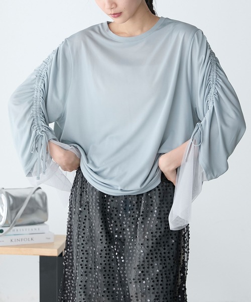 tシャツ 「mline」シアードロスト フーディー レディース mline]シアードロスト フーディー | mline(エムライン