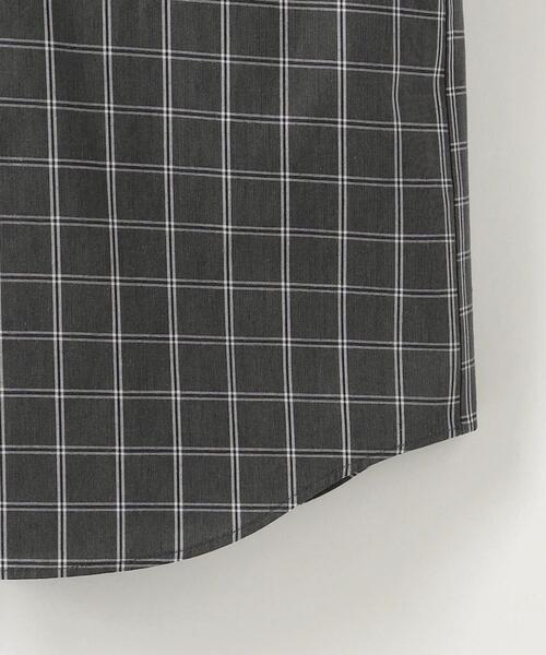 Steven Alan(スティーブンアラン)の「<Steven Alan>タイプライター チェック スタンドカラー ワンピース(シャツワンピース・レディース・ライトグレー/ダークグレー・M/S)」の12枚目の写真