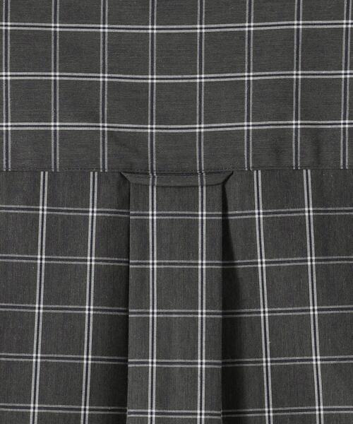 Steven Alan(スティーブンアラン)の「<Steven Alan>タイプライター チェック スタンドカラー ワンピース(シャツワンピース・レディース・ライトグレー/ダークグレー・M/S)」の14枚目の写真