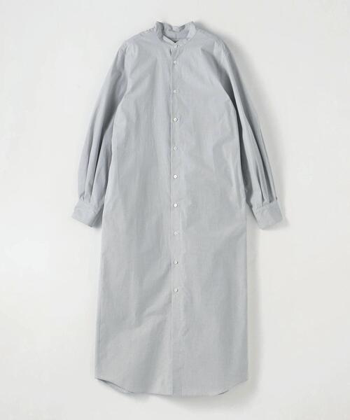 Steven Alan(スティーブンアラン)の「<Steven Alan>タイプライター チェック スタンドカラー ワンピース(シャツワンピース・レディース・ライトグレー/ダークグレー・M/S)」の16枚目の写真