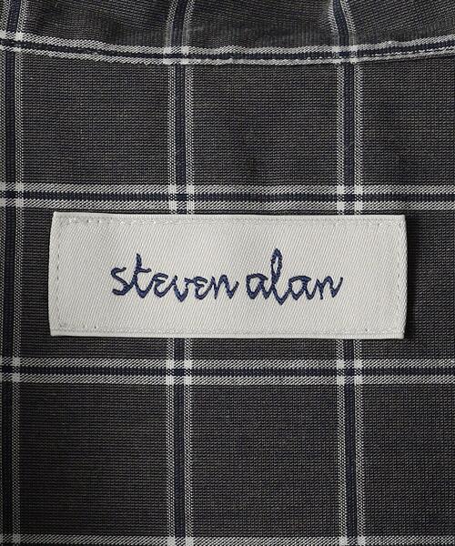 Steven Alan(スティーブンアラン)の「<Steven Alan>タイプライター チェック スタンドカラー ワンピース(シャツワンピース・レディース・ライトグレー/ダークグレー・M/S)」の20枚目の写真