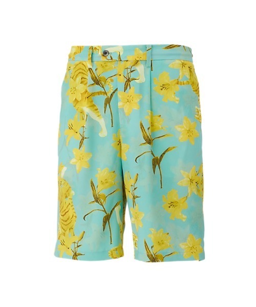 人気★onitsuka tiger PRINTED SHORTS ボタニカルアート お洒落 人気☆onitsuka tiger PRINTED SHORTS ボタニカルアート お洒落
