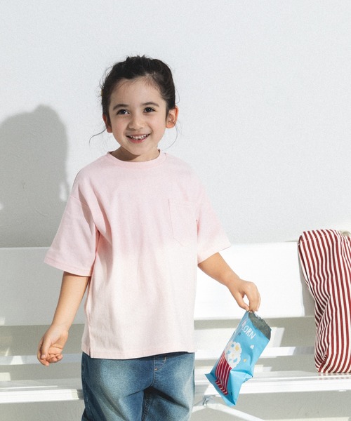 pairmanon（ペアマノン）の「【リンクコーデ】アソート ビッグシルエット 半袖Tシャツ（Tシャツ/カットソー・キッズ・ブルー系その他/グリーン系その他/グリーン系その他2/パープル/ホワイト/ピンク/ベージュ系その他/ベージュ系その他2/ライトグリーン/ホワイト系その他/パープル系その他/ブラック/ライトピンク/ピンク系その他/ライトベージュ/オリーブ/ライトブルー/ブラック系その他2/ブラック系その他/ブルー・110/100/120/130/140/150/80/90）」の20枚目の写真