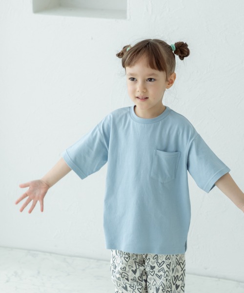 pairmanon（ペアマノン）の「【リンクコーデ】アソート ビッグシルエット 半袖Tシャツ（Tシャツ/カットソー・キッズ・ブルー系その他/グリーン系その他/グリーン系その他2/パープル/ホワイト/ピンク/ベージュ系その他/ベージュ系その他2/ライトグリーン/ホワイト系その他/パープル系その他/ブラック/ライトピンク/ピンク系その他/ライトベージュ/オリーブ/ライトブルー/ブラック系その他2/ブラック系その他/ブルー・110/100/120/130/140/150/80/90）」の13枚目の写真