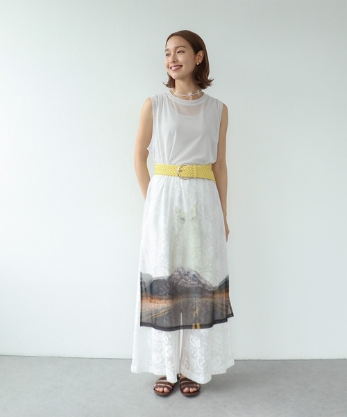 Three Four Time（ｽﾘｰﾌｫｰﾀｲﾑ）の「obakeCATチュールレイヤードワンピース（ワンピース・レディース・アニマル・FREE）」の6枚目の写真