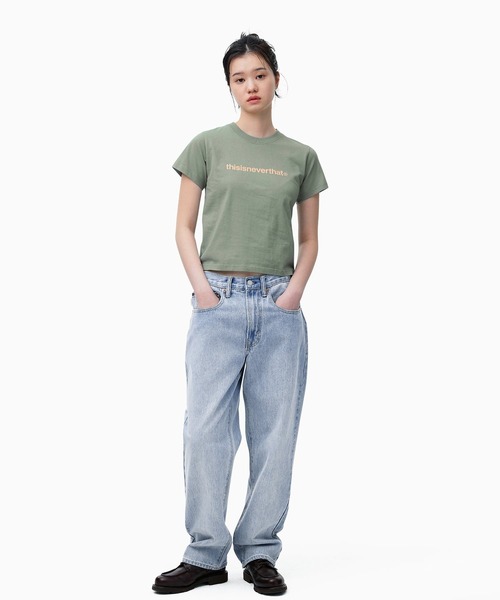 【ディスイズネバーザット】オニキス ロゴティー T-Logo W Tee（Tシャツ/カットソー）｜thisisneverthat