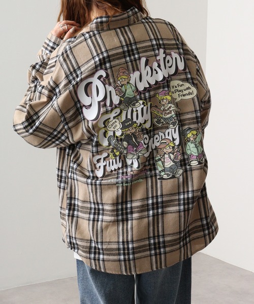 A.T,C in the attic homme(エーティーシーインジアティックオム)の「ATC in the attic homme キャラクター&ガールズビックシャツ(シャツ/ブラウス・メンズ・ホワイト系1/ベージュ系1/ホワイト/ブラック系1/ベージュ系/ブラック・M/L)」の20枚目の写真