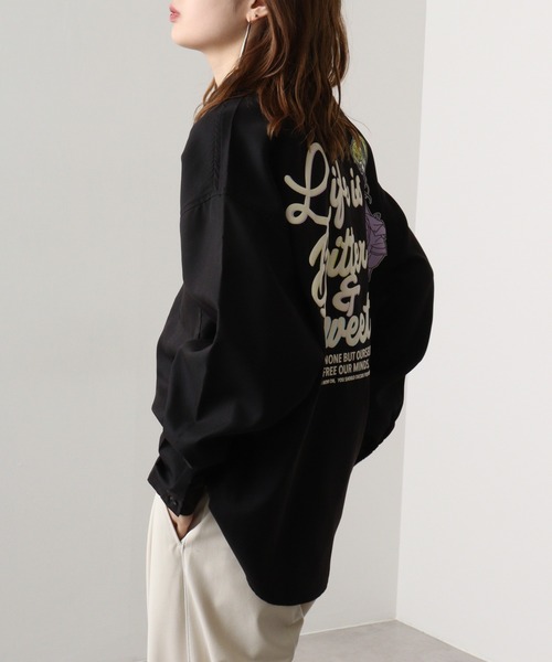 A.T,C in the attic homme(エーティーシーインジアティックオム)の「ATC in the attic homme キャラクター&ガールズビックシャツ(シャツ/ブラウス・メンズ・ホワイト系1/ベージュ系1/ホワイト/ブラック系1/ベージュ系/ブラック・M/L)」の7枚目の写真