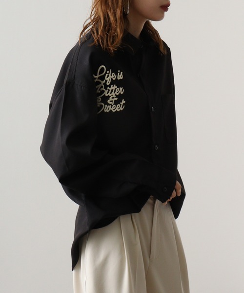 A.T,C in the attic homme(エーティーシーインジアティックオム)の「ATC in the attic homme キャラクター&ガールズビックシャツ(シャツ/ブラウス・メンズ・ホワイト系1/ベージュ系1/ホワイト/ブラック系1/ベージュ系/ブラック・M/L)」の9枚目の写真