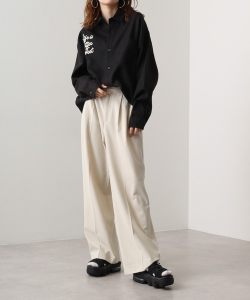 A.T,C in the attic homme(エーティーシーインジアティックオム)の「ATC in the attic homme キャラクター&ガールズビックシャツ(シャツ/ブラウス・メンズ・ホワイト系1/ベージュ系1/ホワイト/ブラック系1/ベージュ系/ブラック・M/L)」の10枚目の写真
