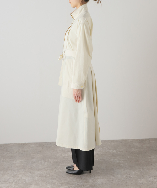 新品✨️NOBLE スタンドカラー ドレスコート スプリングコート Aライン 新品✨️NOBLE スタンドカラー ドレスコート スプリングコート A