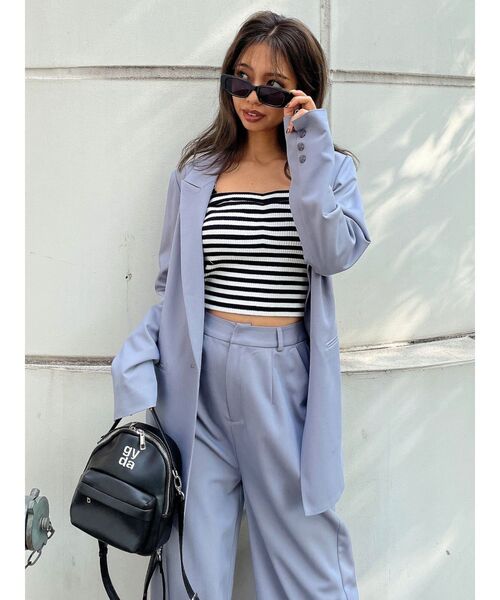 GYDA（ジェイダ）の「Square gyda embroidery4WAYミニリュック（バックパック/リュック・レディース・オフホワイト/ブラック・FREE）」の5枚目の写真