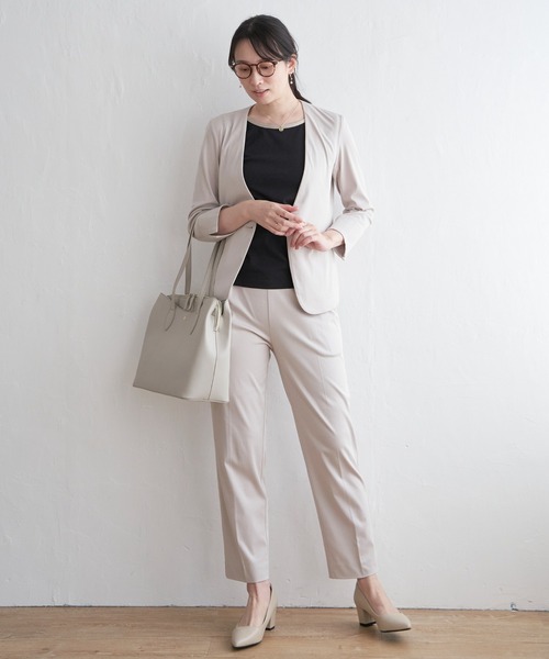 ikka(イッカ)の「【接触冷感/UVカット】コットンUSAアビガイルタンクトップ(タンクトップ・レディース・オフホワイト/ブラック/ライトグレー・S/M/L)」の7枚目の写真