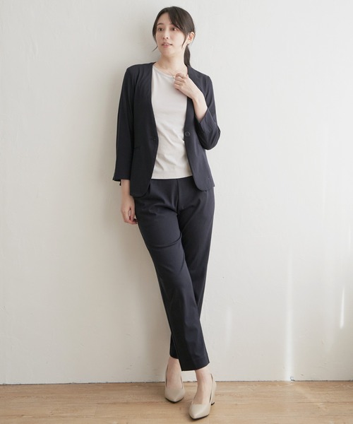 ikka(イッカ)の「【接触冷感/UVカット】コットンUSAアビガイルタンクトップ(タンクトップ・レディース・オフホワイト/ブラック/ライトグレー・S/M/L)」の10枚目の写真