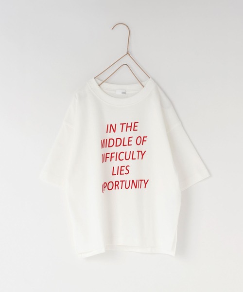 LOWRYS FARM（ローリーズファーム）の「アソートロゴＴプリントＳＳ　111997（Tシャツ/カットソー・キッズ・オフホワイト/チャコールグレー/グレー/ホワイト・110cm/150cm/140cm/130cm/120cm）」の20枚目の写真