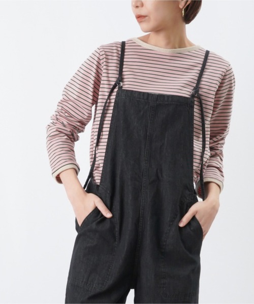 LUCA/LADY LUCK LUCA（ルカ/レディラックルカ）の「LC/LLL ボーダーニットリブロングスリーブTシャツ / パイピングボーダーカットソー（Tシャツ/カットソー・レディース・ピンク/ブラック/オフホワイト・FREE）」の20枚目の写真