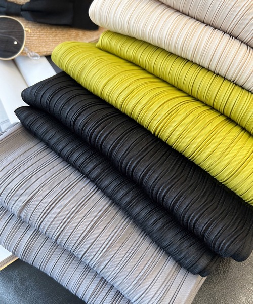 aimoha（アイモハ）の「プリーツクロスイージーパンツ フリーカット（その他パンツ・レディース・グリーン/グレー/ブラック・SMALL/MEDIUM/LARGE）」の12枚目の写真