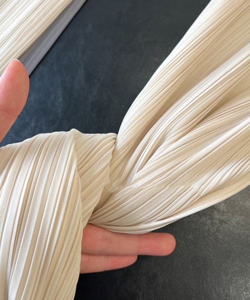 aimoha（アイモハ）の「プリーツクロスイージーパンツ フリーカット（その他パンツ・レディース・グリーン/グレー/ブラック・SMALL/MEDIUM/LARGE）」の10枚目の写真