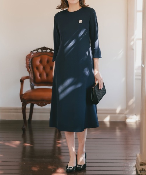 フレアスリーブAラインワンピース（ドレス）｜Dorry Doll（ドリー