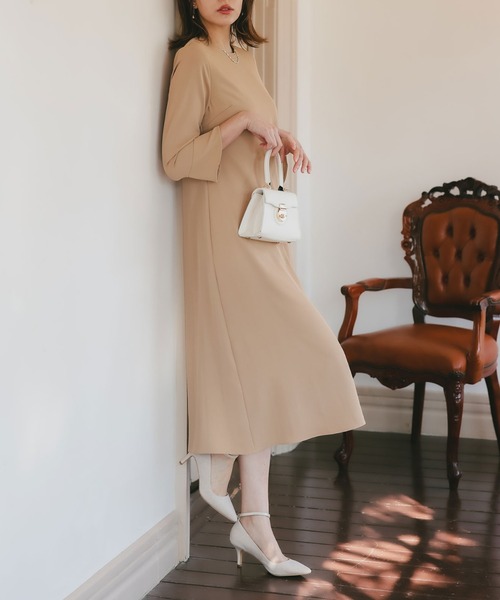 セール】フレアスリーブAラインワンピース（ドレス）｜Dorry Doll