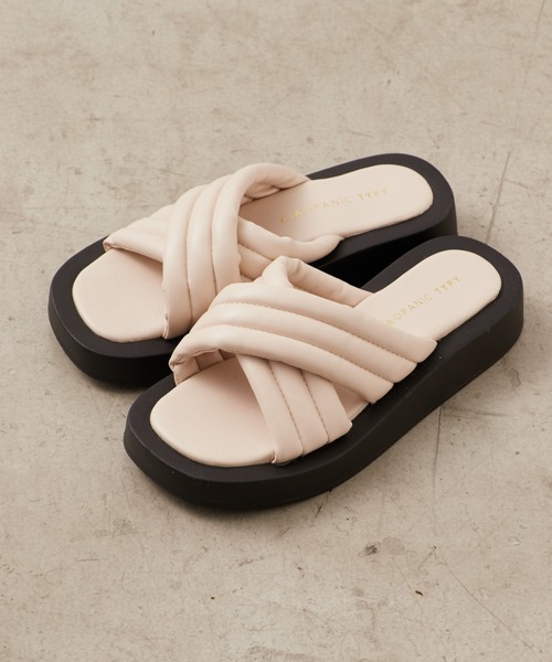 CIAOPANIC TYPY（チャオパニックティピー）の「ぷにぷに厚底クロスサンダル（サンダル・レディース・ブラック/アイボリー/マスタード・SMALL/MEDIUM/LARGE）」の11枚目の写真