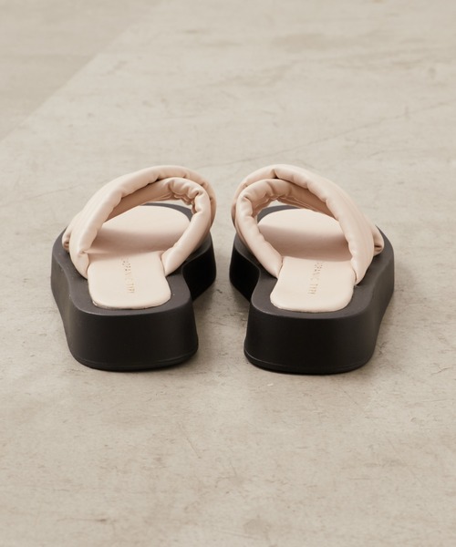 CIAOPANIC TYPY（チャオパニックティピー）の「ぷにぷに厚底クロスサンダル（サンダル・レディース・ブラック/アイボリー/マスタード・SMALL/MEDIUM/LARGE）」の13枚目の写真