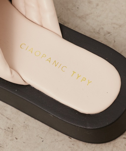CIAOPANIC TYPY（チャオパニックティピー）の「ぷにぷに厚底クロスサンダル（サンダル・レディース・ブラック/アイボリー/マスタード・SMALL/MEDIUM/LARGE）」の15枚目の写真