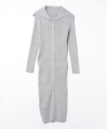 esutoreja | ボタンニットドレス(ワンピース)