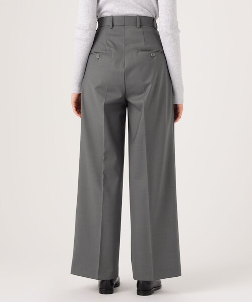 BERNARD ZINS（ベルナルドザンス）の「BERNARD ZINS RENDEZ VOUS ワイドパンツ（スラックス・レディース・チャコールグレー・38/36/34）」の10枚目の写真