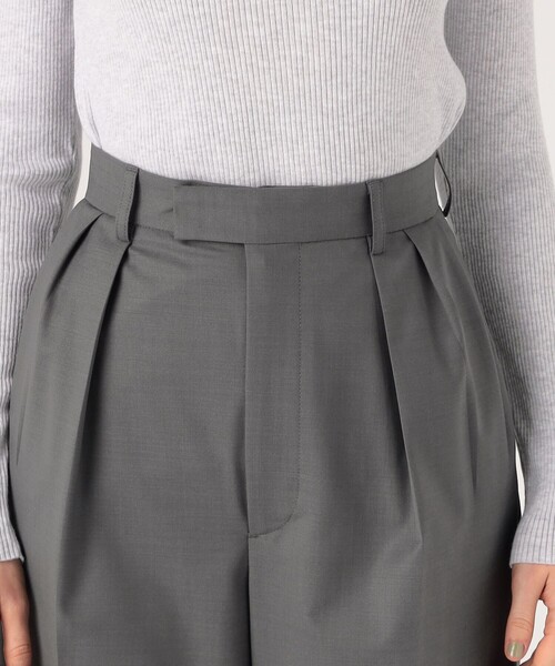 BERNARD ZINS（ベルナルドザンス）の「BERNARD ZINS RENDEZ VOUS ワイドパンツ（スラックス・レディース・チャコールグレー・38/36/34）」の11枚目の写真