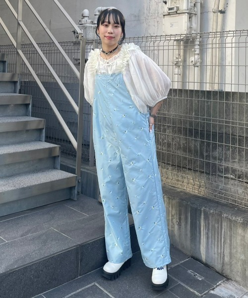 Candy Stripper（キャンディストリッパー）の「ANGELIC RIBBON SHEER ブラウス（シャツ/ブラウス・レディース・ミント/オフホワイト/ブラック・2）」の11枚目の写真