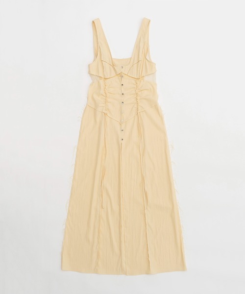 PRANK PROJECT(プランクプロジェクト)の「ランジェリーロングキャミドレス / Lingerie Long Cami Dress(ドレス・レディース・イエロー/ブラック/ベージュ・FREE)」の16枚目の写真