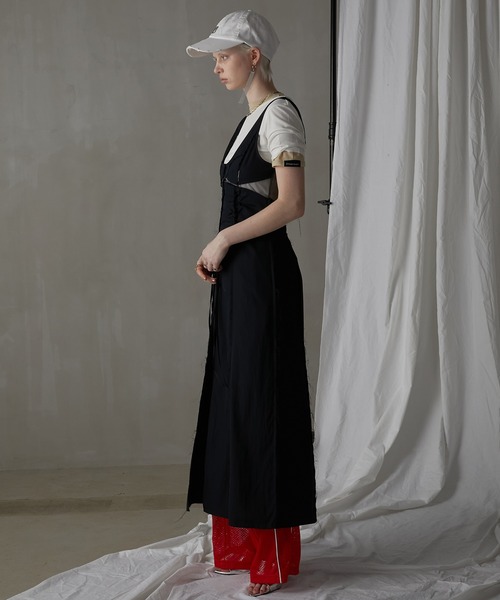 PRANK PROJECT(プランクプロジェクト)の「ランジェリーロングキャミドレス / Lingerie Long Cami Dress(ドレス・レディース・イエロー/ブラック/ベージュ・FREE)」の5枚目の写真