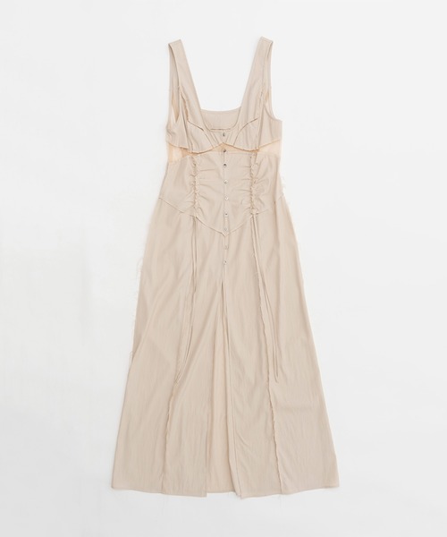 PRANK PROJECT(プランクプロジェクト)の「ランジェリーロングキャミドレス / Lingerie Long Cami Dress(ドレス・レディース・イエロー/ブラック/ベージュ・FREE)」の17枚目の写真