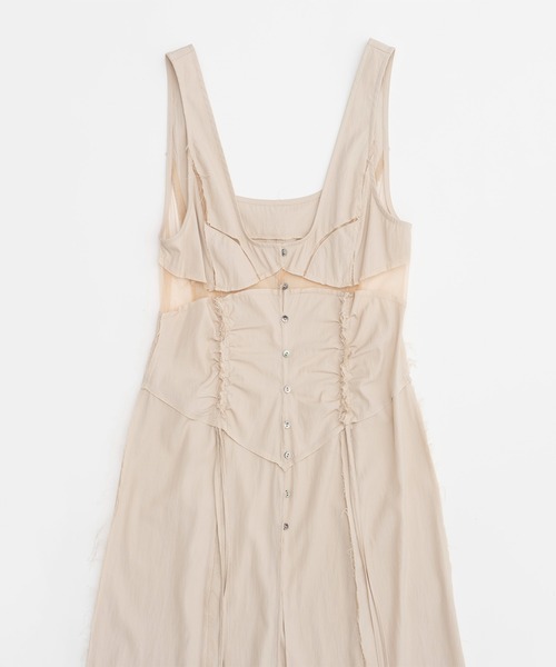 PRANK PROJECT(プランクプロジェクト)の「ランジェリーロングキャミドレス / Lingerie Long Cami Dress(ドレス・レディース・イエロー/ブラック/ベージュ・FREE)」の19枚目の写真