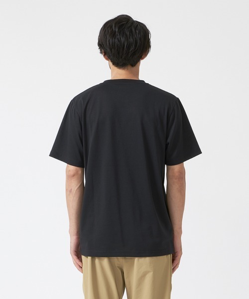 LOGOS(ロゴス)の「【LOGOS by LIPNER/ロゴスバイリプナー】ビックシルエット ポケット付ショートスリーブTシャツ(Tシャツ/カットソー・メンズ・ブラック/オリーブ/サンドベージュ・M/L/XL)」の6枚目の写真