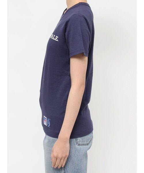 Russell Athletic(ラッセルアスレティック)の「RUSSELL別注 YALEロゴTee(Tシャツ/カットソー・レディース・オフホワイト/ヘザーグレー/ネイビー・FREE)」の11枚目の写真