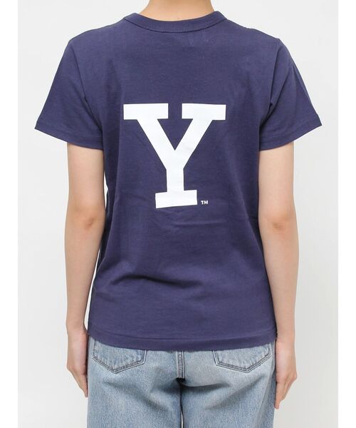 Russell Athletic(ラッセルアスレティック)の「RUSSELL別注 YALEロゴTee(Tシャツ/カットソー・レディース・オフホワイト/ヘザーグレー/ネイビー・FREE)」の12枚目の写真