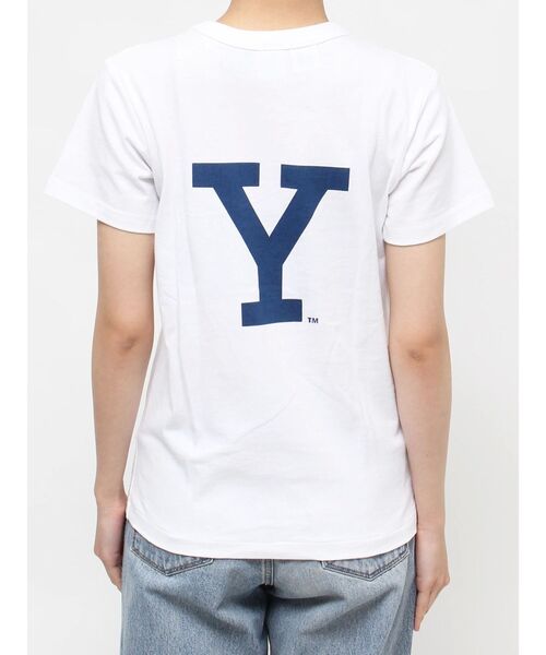 Russell Athletic(ラッセルアスレティック)の「RUSSELL別注 YALEロゴTee(Tシャツ/カットソー・レディース・オフホワイト/ヘザーグレー/ネイビー・FREE)」の17枚目の写真