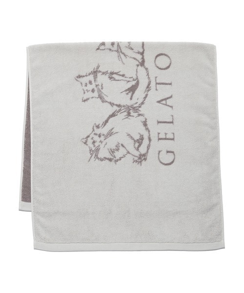 gelato pique（ジェラートピケ）の「ネコ柄バスタオル（タオル）」 - WEAR