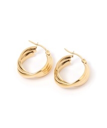 LAKOLE | ステンレス重ねフープピアス2 / 114403(ピアス（両耳用）)