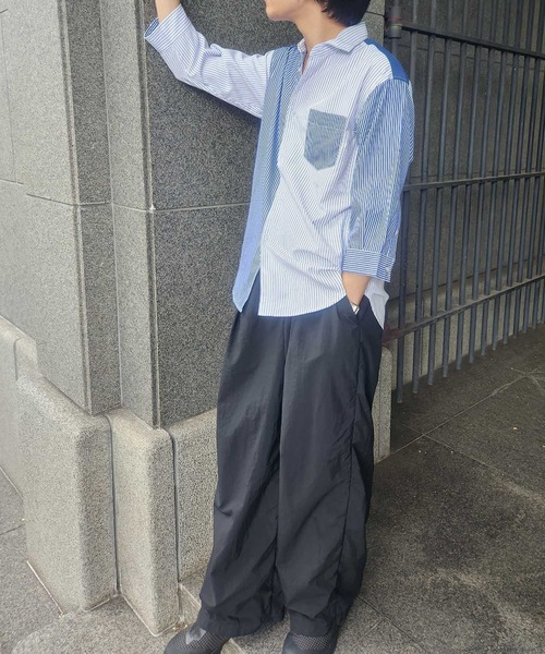 UNION STATION（ユニオンステーション）の「クレイジーパターン七分袖シャツ（シャツ/ブラウス・メンズ・ブルー系その他/ホワイト系その他・LL/L/M）」の16枚目の写真