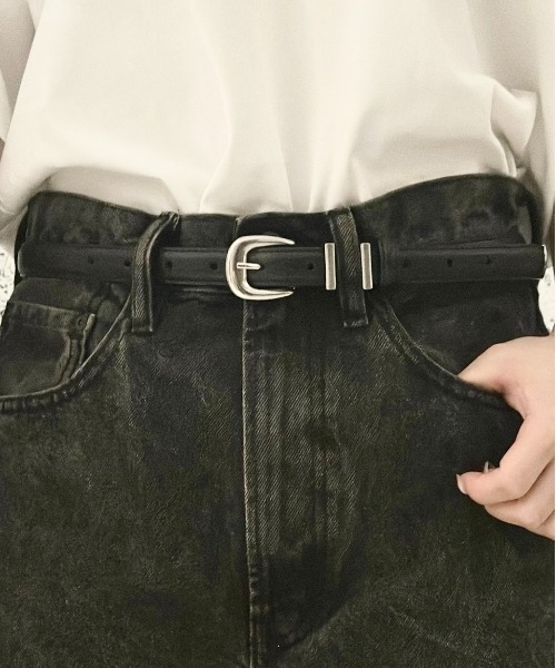 Burner(バーナー)の「【CHI SELECT】シンプル デザイン 本革ベルト chi-belt-f003 N(ベルト・メンズ・B/E/D/C/A/H/J/O/K/L/M/N/G/I/F・FREE)」の2枚目の写真