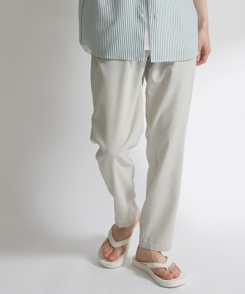 URBAN RESEARCH DOORS（アーバンリサーチドアーズ）の「『吸水速乾』『イージーケア』リネンライクイージートラウザー（その他パンツ・メンズ・オフホワイト/ブラック/インディゴブルー/グリーン系その他・SMALL/MEDIUM/LARGE）」の14枚目の写真