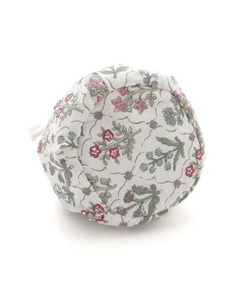 Ampersand（アンパサンド）の「ブロックプリント風　花柄セパレート浴衣（浴衣・キッズ・クリーム/サックスブルー・80/90/95/100/110/120/130/140）」の8枚目の写真