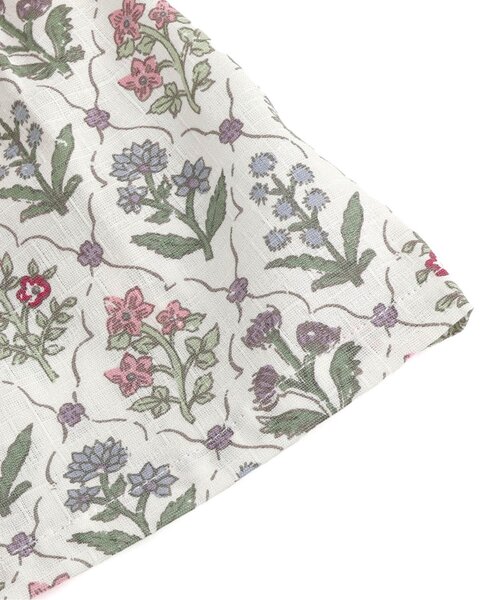 Ampersand（アンパサンド）の「ブロックプリント風　花柄セパレート浴衣（浴衣・キッズ・クリーム/サックスブルー・80/90/95/100/110/120/130/140）」の15枚目の写真