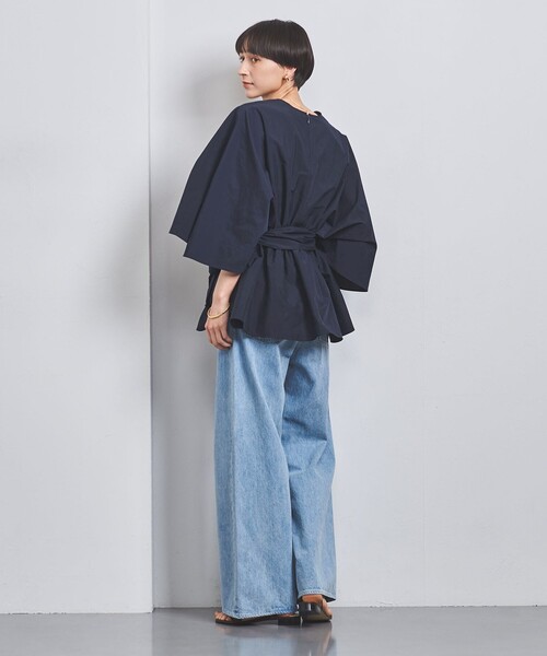 UNITED ARROWS（ユナイテッドアローズ）の「リボン Vネック ブラウス